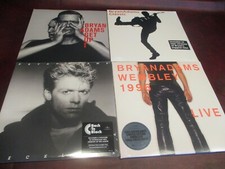 BRYAN ADAMS VERIFIED 1ST EDITION LIVE WEMBLEY + RECKLESS CLASSIC GET UP 4 LP SET