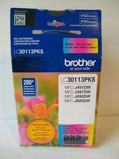 Brother - LC30113PKS Standard-Yield 3-Pack Ink Cartridges 04/2024