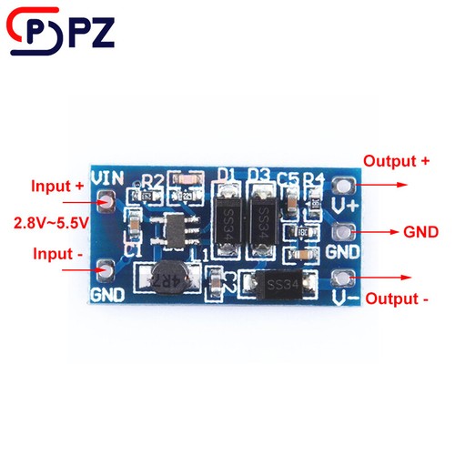 Power Supply Module 2.8V-5.5V Input Plus/Minus Turn +-12V DC-DC ...