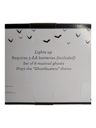 Gemmy Ghost Musical Singing Ghostbusters LED Projection Halloween String Lights - Picture 10 of 13