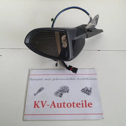 VW Golf mirror outer right 5G1857502 ML13665 021277 side mirror