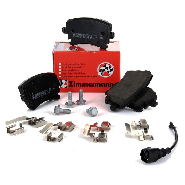 Zimmermann BremsbeläGe + Wako FüR VW Multivan Transporter T5 T6 2E3/2E4 Hinten-image