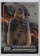 2024 Topps Chrome Star Wars The Resistance Rainbow Refractor Chewbacca 107 02v3