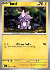 Toxel Pokemon SV04: Paradox Rift 069/182 NM