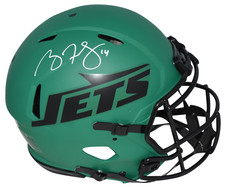 RYAN FITZPATRICK AUTOGRAPHED NEW YORK JETS RAVE AUTHENTIC SPEED HELMET BECKETT