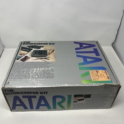 The Bookkeeper Atari 400 800 Floppy Disk  Keypad New In Box NIB NOS Rare!!