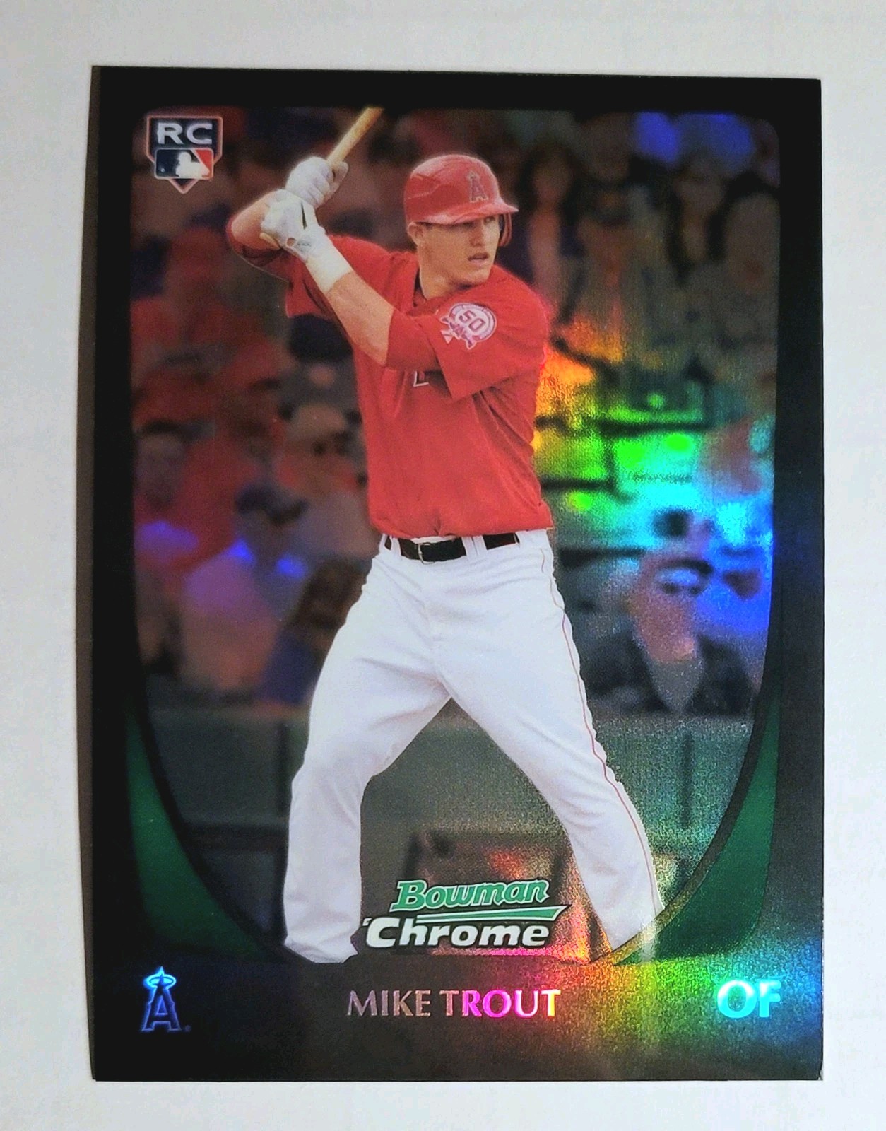 2011 Bowman Chrome MIKE TROUT Rc #175 Rookie REFRACTOR SP NICE