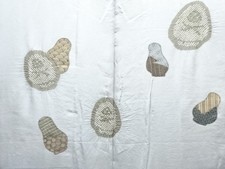 7722610: JAPANESE KIMONO / ANTIQUE MENS HAORI / SILK / HIGE TSUMUGI / SHIBORI /