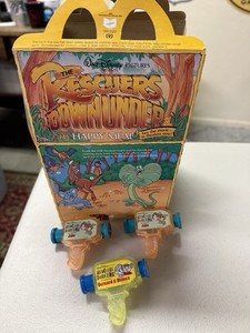 McDonald’s Happy Meal Toys And Box Rescuers Down Under View Cameras