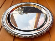 ORIGINAL WMF BRATEN- UND SERVIERPLATTE  *** VINTAGE BAROQUE CROMARGAN ® ***