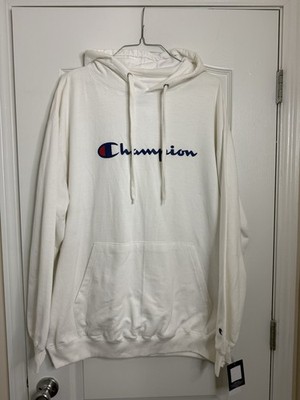 Champion Men's White Hoodie 2XL Pullover Sweatshirt From Kohls NWT Big & Tall