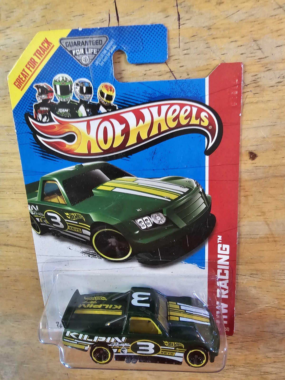 Hot Wheels Treasure Hunts Circle Trucker, Green; 2013 HW Racing Series 121/250