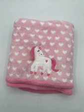 Parents Choice Unicorn Baby Blanket Heart 30x40 Walmart Girl