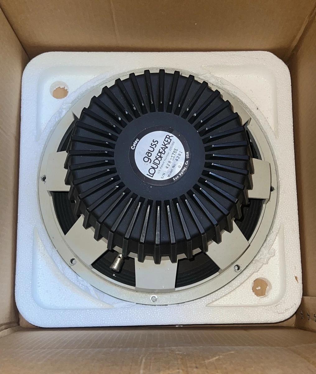 vintage Gauss 4281 8-ohm 12