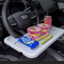Portable Car Laptop Desk Mount Steering Wheel Food Drink Tray Work Table Stand