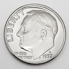 1972 D Roosevelt Dime AVE CIRCULATED **FREE SHIPPING**