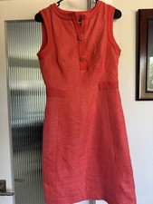 Tory Burch Women’s Bright Orange Sheath Dress Size 6
