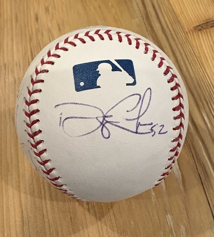 Justin Verlander + 2005 Detroit Tigers Team (9) beisebol assinado Beckett + carta - Imagem 3 de 4