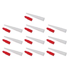 Flexible Silicone Tube Nozzle Cap Resealable Mastic Cartridge Spare Nozzles Lid