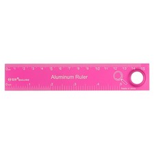 Straight Ruler 6 Inch Metric English Magnifie...