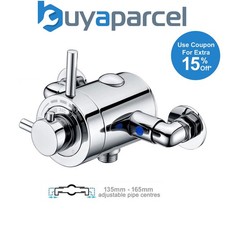 Thermostatic Concentric Exposed Shower Mixer Valve - 135mm to 165mm Centres