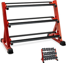 Dumbbell Rack 3 Tier Heavy Duty Weight Organizer Dumbbell Storage Stand Holder 1