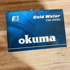 Okuma Cold Water Linecounter Trolling Reel Cw-203d: 210 Yds-20lb