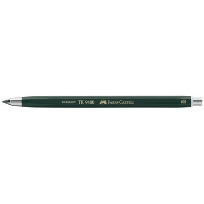 FABER-CASTELL TK 9400 Fallminenstift, Härtegrad: 6B Faber-Castell 139406 (400540