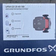 GRUNDFOS UPS4 GO 25-65 130 CIRCULATING HEATING PUMP 93074168 ** FREE POST ** NEW