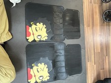 Vintage Plasticolor Betty Boop Floor Mats Pair Solo Betty