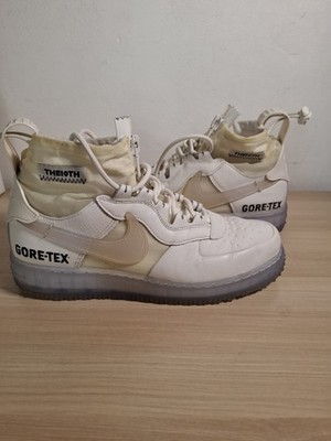Nike Air Force 1 Gore-Tex THE10TH Schuhe Herren Größe UK 8 Schwarz High Top Gebraucht