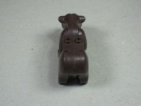 Genuine LEGO&reg; Dark Brown Bear Animal Minifigure from 4438 4440