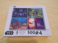 Ceaco 4 in 1 Multipack Puzzle Thomas Kinkade Mandalorian Collection 500pc Each
