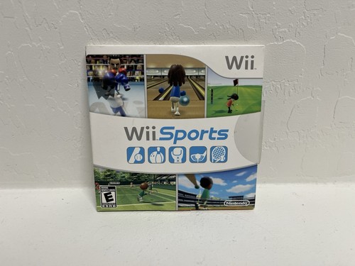 Wii Sports Nintendo Videospiel sauber komplett Sleeve Edition mit Handbuch funktioniert