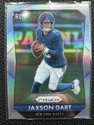 2025 Prizm Football Jaxson Dart Flashback Rookie Silver Prizm Giants