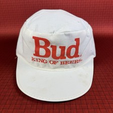 De colección Uniforme Budweiser “Rey de las Cervezas” Sombrero Elastizado Gorra de Voleibol Ala Abatible