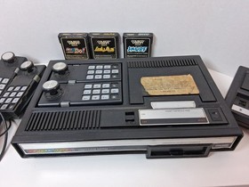 ColecoVision Console Bundle Expansion Module 1 Controllers Games Tested 3 Games