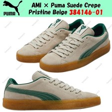 AMI × Puma Suede Crepe Pristine Beige 384146-01 Men's Size