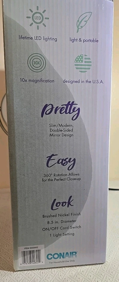 Tecnología de diseño Conair Reflections 1x/10 doble cara rotación 360° suave Foto 3 de 4