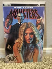 Marc Spears Monsters #3 First Printing AUTOGRAPH