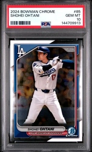 2024 BOWMAN CHROME 85 SHOHEI OHTANI PSA 10 GEM MINT