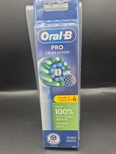 Oral-B Pro Cross Action Replacement Toothbrush Heads Value Pack- 4 Count