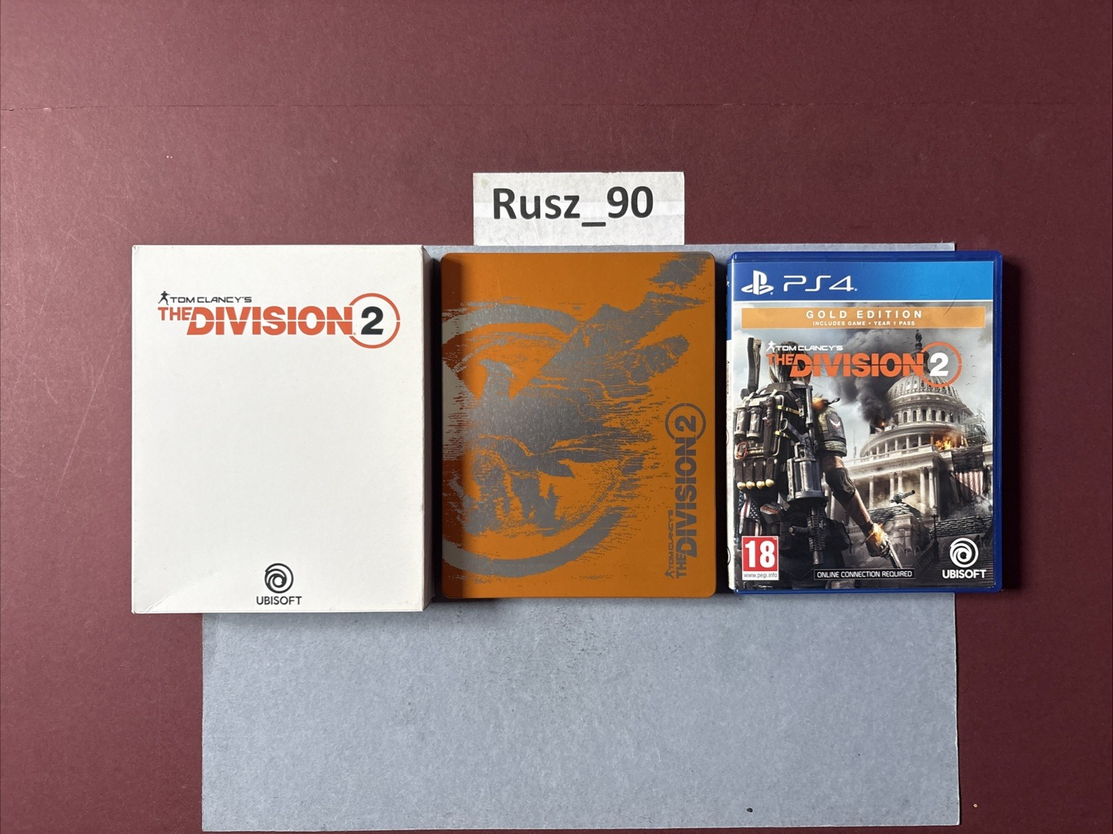 Tom Clancy’s The Division 2 PS4/5 Steelbook Gold Edition RARE NO DLC IN VG COND