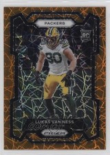 2023 Panini Prizm Rookies Lazer Prizm Lukas Van Ness #336 f2s