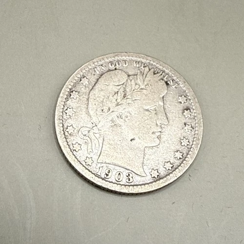 1903-P Barber Silver Quarter Dollar 25C
