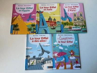 lot 5 livres série La Tour Eiffel - Collection Nathan Poche / premières lectures - Photo 1/4