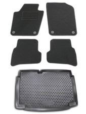 Fußmatten Kofferraumwanne für VW Polo 6R 2009- im Set Automatten Auslage