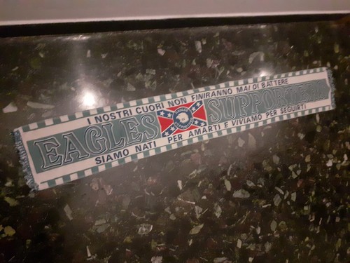 Écharpe Ultras Eagles Lazio Années 80 - Occasion, Couleur Bleu - Supporteur Vintage
