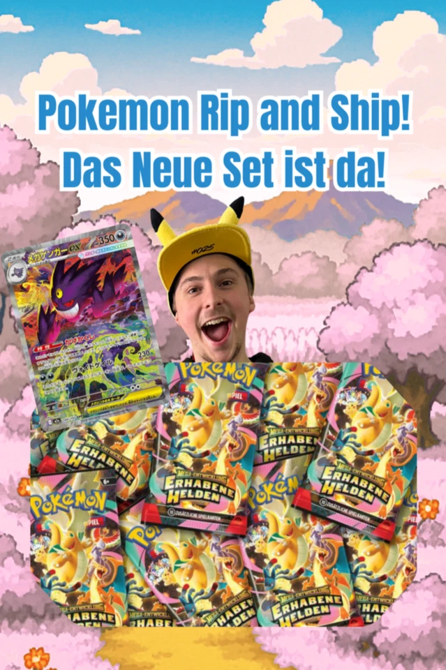 Pokemon Erhabene Helden und Nihil Zero Rip & Ship Party