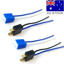4x Male/Female H7 Car Headlight adapter Plug Terminal HID LED Xenon Light Bulb